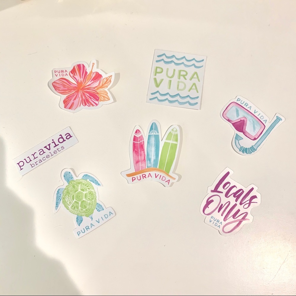 PURA VIDA Sticker Pack